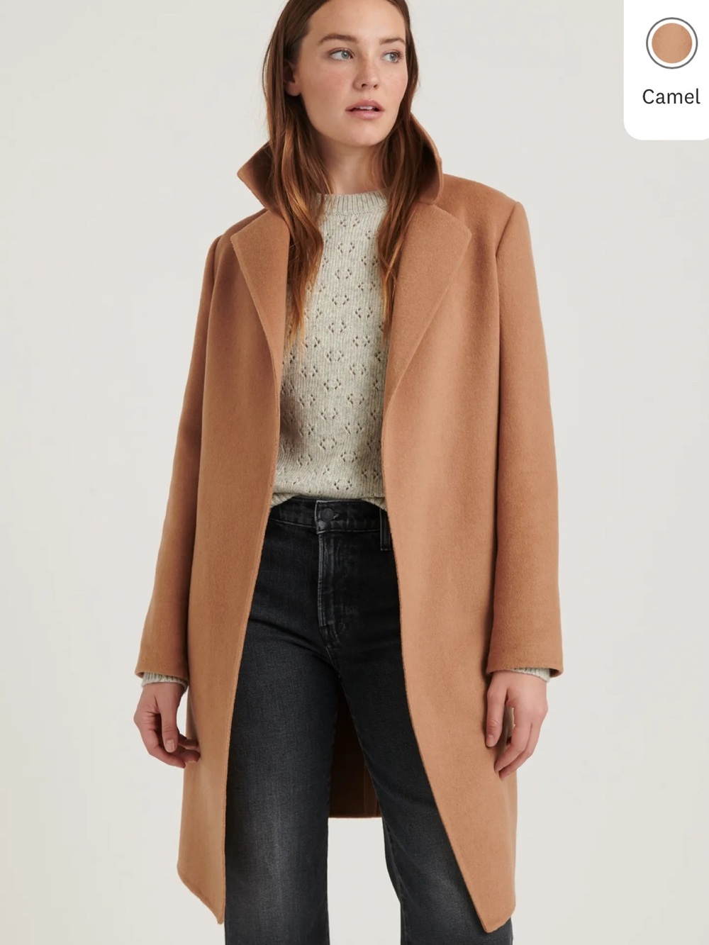 Lucky Brand Camel Wool Coat